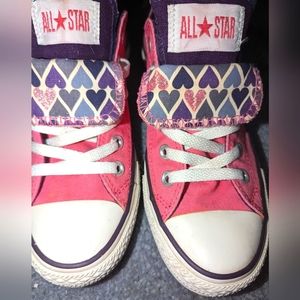 All star converse pink and purple